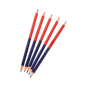 تخفيضات هائلة أحمر وأزرق برأس مزدوج سميك للغاية خط رسم سداسي عمل يدوي قلم رصاص قلم رصاص قلم نجار شعار مخصص - Product Image 6
