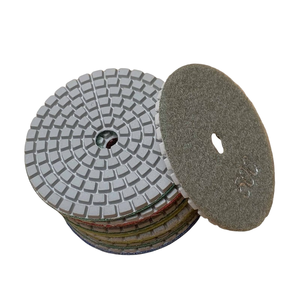 Tampons de polissage diamantés de <span class=keywords><strong>3</strong></span> pouces 80 mm à usage humide pour le meulage et le polissage du marbre et du granit de quartz - Product Image 4