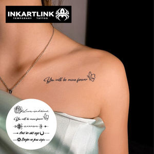 Autocollants de <span class=keywords><strong>tatouage</strong></span> temporaires imperméables en gros personnalisés avec divers motifs, effet réaliste semi-permanent de 15 jours pour <span class=keywords><strong>femme</strong></span> - Product Image 2