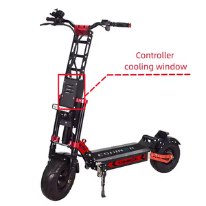 Scooter Geoofught de 72V 40-100Ah con Doble Motor de 10000W/15000W, Autonomía de 60-300KM, Neumáticos Anchos de 13/14 Pulgadas - Product Image 3