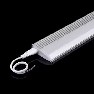 Design moderne Installation facile Interrupteur marche/arrêt en aluminium givré Armoire connectable Vitrine lumineuse à tubes LED - Product Image 1