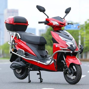 Vente Flash Moto Électrique Haute Vitesse 1000W 72V, Scooter Électrique Rapide avec Barre Anti-Chute + Coffre Arrière - Product Image 4