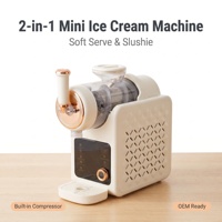 Máquina para Hacer Helado Suave, Multifuncional, Sin Necesidad de Preparar Hielo, para Cocina Casera, Modelo BQL-P003