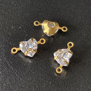 JINFEI Großhandel DIY Schmuck Zubehör ZIRCON Stein Anhänger Zirkon Charm für Armband & Halskette Schmuck Funds tücke & Komponenten - Product Image 4