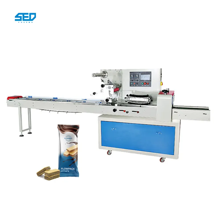 Horizontal Pillow Bag Type Servo Control System Automatic Pillow Flow Packing Machine with Customized Bag Size