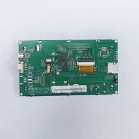 Layar LCD TFT UART 5.0 Inci Resolusi 800x480 RGB Lampu Latar LED Putih Kecerahan 500 Antarmuka HMI