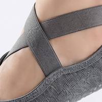 Haute qualité antidérapant cheville bande ceinture dames femmes rembourré anti-dérapant poignée personnalisée bambou coton Pilates réformateur Yoga chaussettes