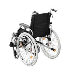 Silla <span class=keywords><strong>de</strong></span> Ruedas Manual <span class=keywords><strong>de</strong></span> Aluminio Jumao Nueva con Tubo <span class=keywords><strong>de</strong></span> Manillar y Reposabrazos Ajustables en Altura - Product Image 2