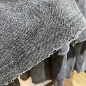 Nhỏ Moq 50Pcs Cao Cấp Thời Trang Đường Phố Cổ Điển Đau Khổ Người Đàn Ông Nặng Cotton T Áo Sơ Mi Miễn Phí Mock up Thiết Kế Thương Hiệu của Bạn Quần Áo - Product Image 2