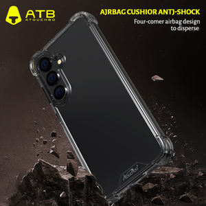 ATB Transparent Anti-choc TPU Pare-chocs Acrylique Téléphone Cas Couverture Pour <span class=keywords><strong>Samsung</strong></span> Galaxy S25 Plus S25 Ultra Protéger Couverture - Product Image 2
