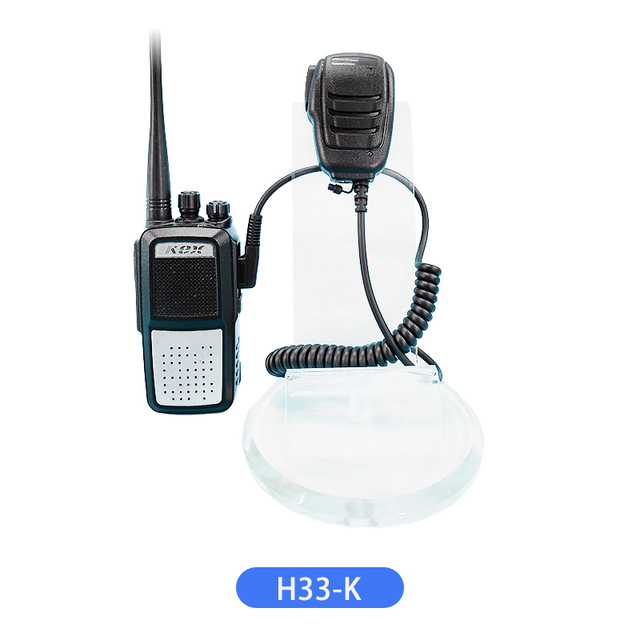 H33-K Walki Talki Handheld Speaker Mic for Kenwood TK272G/220 Baofeng UV5R 888S LINTON LT-3268/8000 Two Way Radio