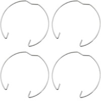 Clip de fixation à ressort pour spots LED industriels en acier nickelé, style bobine, pour downlights, anneau de retenue de lampe MR16, 7