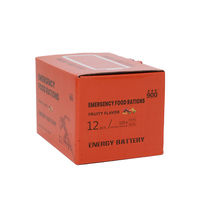 Longue durée de conservation Ration alimentaire d'urgence Barre multivitaminée à haute énergie Texture dure et goût salé Emballé sous vide