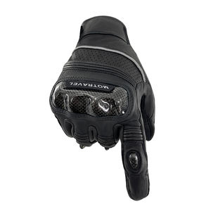 <span class=keywords><strong>Madbike</strong></span>-guantes de cuero para manillar de motocicleta, accesorios para montar en moto, cuero suave, Retro - Product Image 1