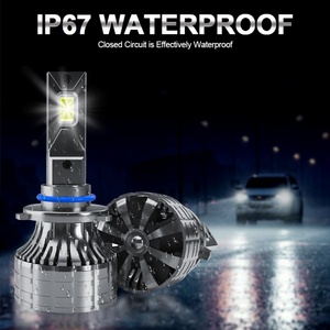 Ampoule de phare LED automobile 110W H4 H7 H11 H1, ampoule LED H4 pour moto K55, lumière blanche pour kit de feux antibrouillard H3 - Product Image 5
