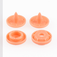 HXZY grosir kancing Pom kancing plastik untuk pakaian warna-warni T3 T5 T8 T15 Tekan