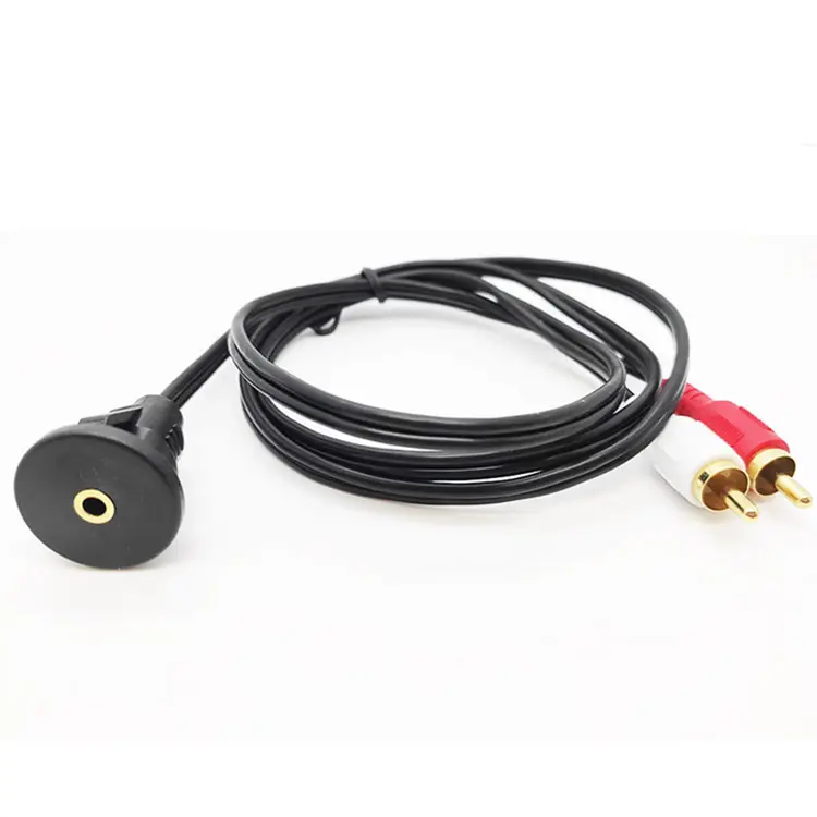 USB data cable 1meter or customized 3RCA AV cable with accessories for TV car DVD