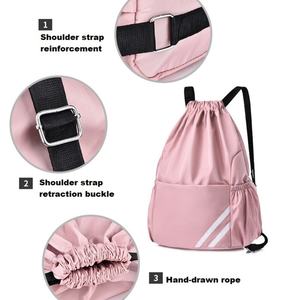 Mochila Deportiva de Moda, Ligera, Impermeable, Promocional, con Cordón, de Poliéster, con Logotipo Personalizado, 20-38L, para Cumpleaños, Playa - Product Image 3