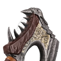 Espada de Dos Manos Gorehowl, Arma de Grommash Hellscream de World of Warcraft, Totalmente Metálica