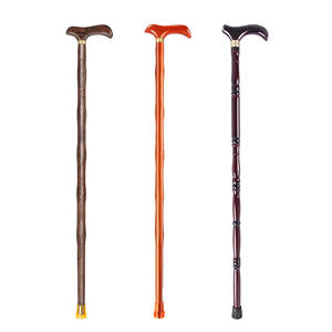 Béquilles antidérapantes légères en bois massif unisexes Bâton de marche à quatre pattes portable à assistance électrique pour la randonnée anti-chute pour personnes âgées - Product Image 5