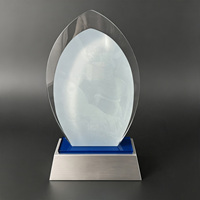 Plaque en cristal en forme de diamant Neelpure 187378 avec gravure laser et motif personnalisé