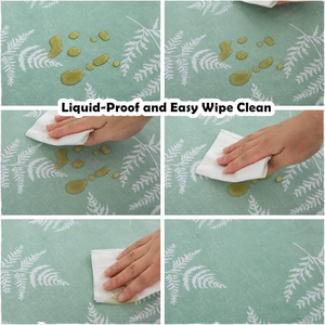 Skymoving Nappe en vinyle PVC imperméable tissée Kin Shun avec support en flanelle Gaze de ficelle - Product Image 4