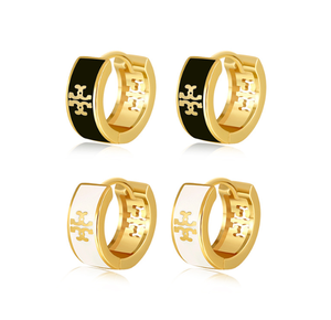 Designer Geïnspireerde Oorringen Geometrische Mode Boetiek Sieraden Koper Messing Mode Cadeau Vrouwen Oorbellen - Product Image 4