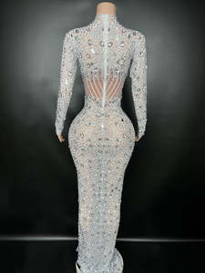 Regalo di san valentino 2024 <span class=keywords><strong>abiti</strong></span> di <span class=keywords><strong>capodanno</strong></span> <span class=keywords><strong>per</strong></span> <span class=keywords><strong>donna</strong></span> <span class=keywords><strong>abiti</strong></span> <span class=keywords><strong>da</strong></span> ballo <span class=keywords><strong>da</strong></span> sera con perline <span class=keywords><strong>abiti</strong></span> <span class=keywords><strong>da</strong></span> sposa con coda lunga - Product Image 4