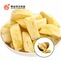 Trozos de Durian Liofilizados, Snack Premium de Durian Tailandés, Proveedor Mayorista OEM