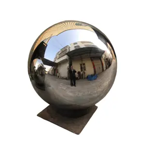 20 inch to 82 inch large metal ball Stainless steel sculpture design sphere