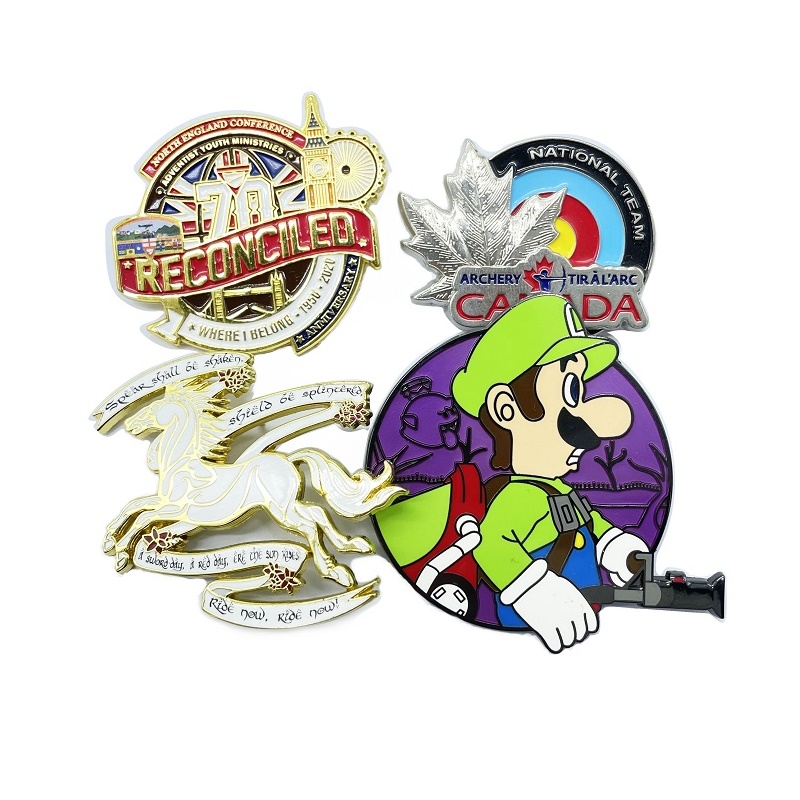 Водонепроницаемая мягкая брошь с именем Аниме оптом 3D блестящая эмалированная брошь на лацкан значок