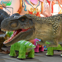 Modèle de dinosaure de grande taille pour parc d'attractions, dinosaure animatronique 3D, fabricants de dinosaures animatroniques personnalisés