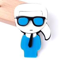 Broche personnalisée Hot Star Jewelry pour homme, broche de corsage en acrylique soignée, idéale pour lunettes de soleil, cravate, cheveux longs, costume, pour fêtes et mariages