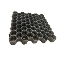 Grille de stabilisation du sol en plastique HDPE pour allée, grille de pavage en plastique pour gravier, grille de plantation d'herbe pour allée, parking