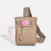 Bolso de Pecho de Cuero Genuino de Primera Calidad, Diseño 2026, Bolso Bandolera Pequeño - Moderno, Unisex, Personalización al por Mayor de Fábrica