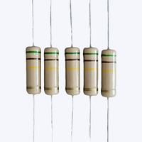 Kohleschicht-Durchsteckwiderstände mit Axialen Anschlüssen 1/8W 1/6W 1/4W 1/2W 1W 2W 3W 5W 5% Toleranz für LED-Treiber und Netzteilplatinen