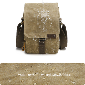 Wholesale Vintage <strong>Small</strong> Canvas Compact Sling <strong>Camera</strong> <strong>Bag</strong> Water-Resistant Shoulder <strong>Bag</strong> for DSLR SLR Photography <strong>Camera</strong> - Product Image 5