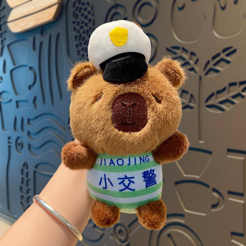 Police Capybara-petite police de la circulation