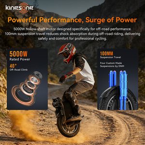 Sepeda Listrik Unicycle 20 Inch F18 Kingsong USB Kecepatan Tinggi Off Road Self Balancing Monowheel untuk Dewasa - Product Image 2