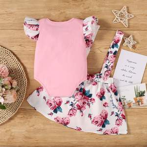 Produits de qualité, ensemble de vêtements pour bébé fille brodé de fleurs, 2 pièces, ensembles de robes brodées, pyjamas pour enfants, vestes pour enfants, robes pour filles - Product Image 3