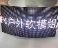 Extérieur p2.5 p3 p4 p5 Flexible Haute Luminosité Étanche Souple LED Module D'affichage Creative Ronde Cercle Courbe LED Tunnel Écran