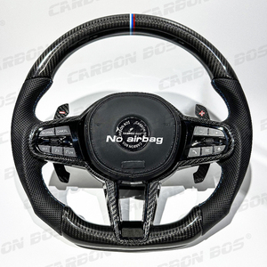 Volante Deportivo de Fibra de Carbono y Cuero Perforado de Alta Calidad para Autos Serie CS M3 M5 M6 G30 G31 G20 G38 G80 G82 - Product Image 1
