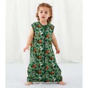 Mameluco para Dormir Dreamhalo, Sin Mangas, de Viscosa y Fibra de Bambú, Transpirable, con Cierre Frontal, Unisex, Manta Vestible para Bebés y Niños Pequeños con Pies - Product Image 5