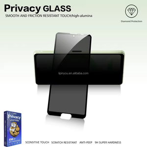 Pellicola Protettiva Privacy Anti-Spia in Vetro Temperato per Sharp Aquos Sense 2 <span class=keywords><strong>3</strong></span> <span class=keywords><strong>4</strong></span> 6 Zero R5G R3 R2, Vetro Protettivo per Cellulare - Product Image 3