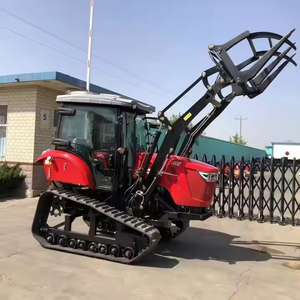 Máy kéo mini Trung Quốc giá rẻ 25hp 30hp 35hp 40hp 50hp với bánh xích cao su để bán - Product Image 5