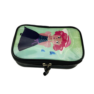 Bolsa de Cosméticos Portátil para Mujer, Estuche de Viaje con Cierre de PVC y Diseño con Figuras, para Uso Diario - Product Image 1