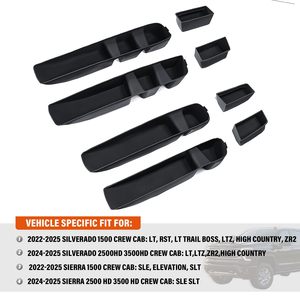 <b>Car</b> <b>Interior</b> Accessories Silicone Storage Box for Chevrolet Silverado 2022-2025 Door Groove - Product Image 2