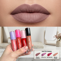 Rouge à lèvres liquide mat sans cruauté animale, marque privée, anti-transfert, waterproof, longue tenue, gloss à lèvres, fabricant avec logo personnalisé