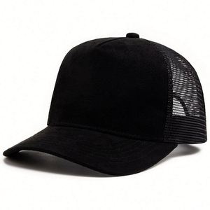 Casquettes Trucker en Maille à 5 Panneaux avec Logo Personnalisé en Gros, en Stock – Casquette Trucker en Daim Vierge - Product Image 5