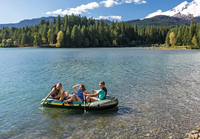 INTEX 68380 Seahawk 3 Ensemble de bateaux gonflables avec rames pour 3 personnes 295cmX137cmX43cm